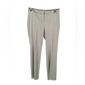 Rafaella straight leg beige mid rise work pants size 12